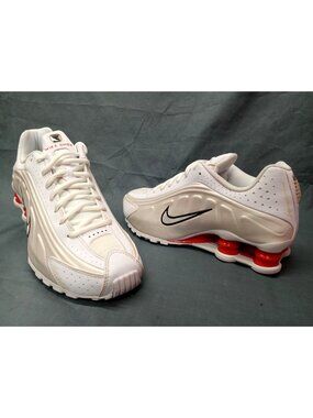 Nike Shox R4 (GS) Sneakers Red White Phantom Boys Size 7 NEW NO BOX!
